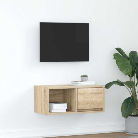 TV Cabinet Sonoma Oak 60x31x25.5 cm Engineered Wood vidaXL