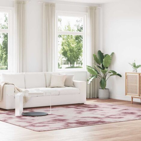 Shaggy Rug High Pile NAVARRA Dusty Pink 240x340 cm Polyester vidaXL