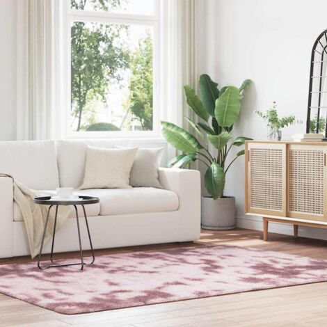 Shaggy Rug High Pile NAVARRA Dusty Pink 160x230 cm Polyester vidaXL