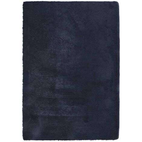 Shaggy Rug High Pile NAVARRA Navy 160x230 cm Polyester vidaXL