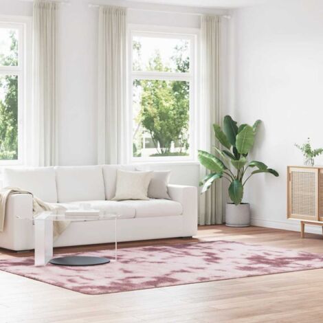 Shaggy Rug High Pile NAVARRA Dusty Pink 200x290 cm Polyester vidaXL