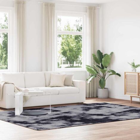 Shaggy Rug High Pile NAVARRA Dark Grey 240x340 cm Polyester vidaXL