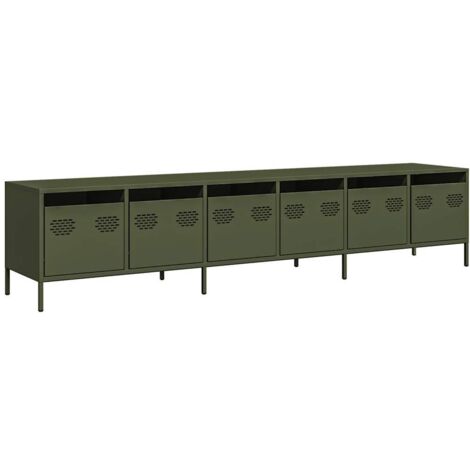 TV Cabinet Olive Green 202x39x43.5 cm Cold-rolled Steel vidaXL (1/5)