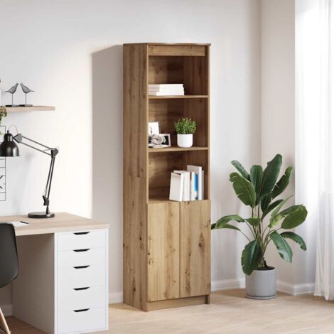 Highboard Artisan Oak 50x35x180 cm Engineered Wood vidaXL