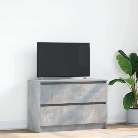 TV Cabinet Concrete Grey 80x35x54 cm Engineered Wood vidaXL