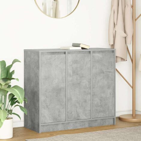 Sideboard Concrete Grey 85x34x76 cm Engineered Wood vidaXL