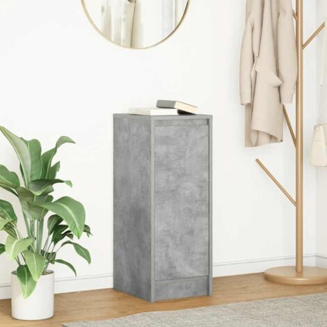 Sideboard Concrete Grey 29.5x34x76 cm Engineered Wood vidaXL (1/5)