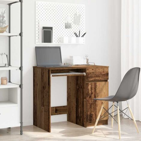 Desk Old Wood 86x49x76 cm Engineered Wood vidaXL