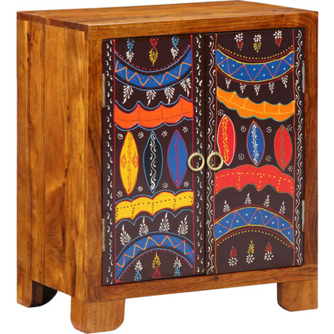 Sideboard Multicolour 50x35x60 Solid Wood Acacia vidaXL (1/5)