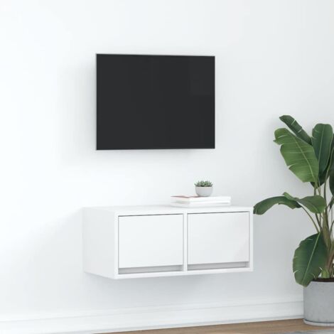 TV Cabinet White 60x31x25.5 cm Engineered Wood vidaXL (1/5)