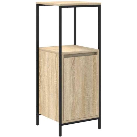 Bathroom Cabinet with Shelves Sonoma Oak 36x35x95 cm vidaXL