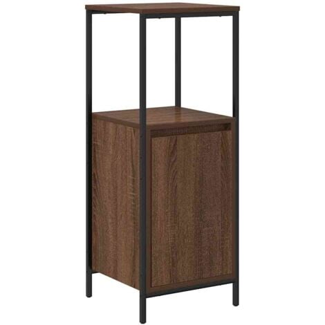 Bathroom Cabinet with Shelves Brown Oak 36x35x95 cm vidaXL
