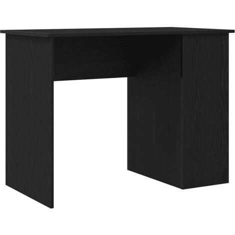 Desk Black Oak 100x55x75 cm Engineered Wood vidaXL