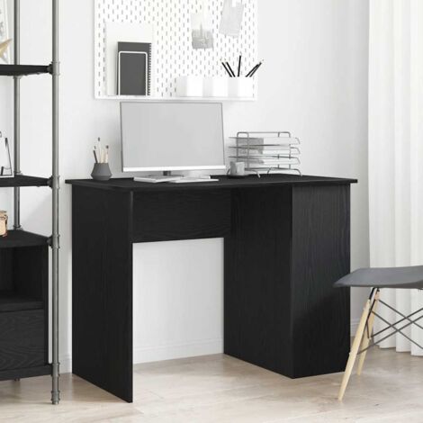 Desk Black Oak 100x55x75 cm Engineered Wood vidaXL