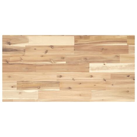 Table Top 80x40x2 cm Rectangular Solid Wood Acacia vidaXL