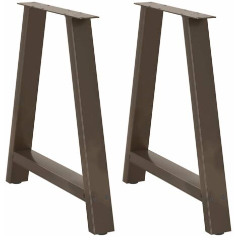 Dining Table Legs A-Shaped 2 pcs 80x(72-73) cm Steel vidaXL