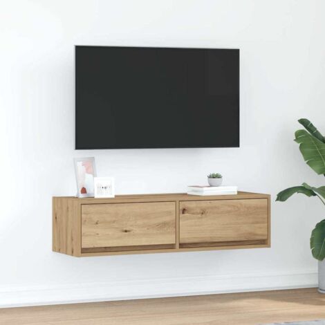 vidaXL TV Cabinet Artisan oak 100 x 31 x 25.5 cm Engineered wood (1/5)