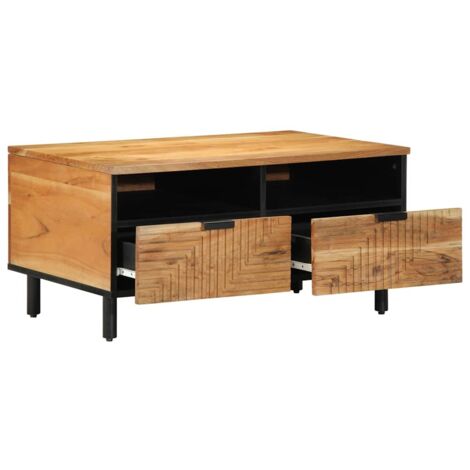 Coffee Table Brown 80 x 54 x 40 cm Solid acacia wood vidaXL (1/5)