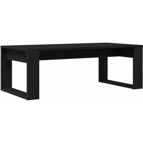 Coffee Table Black Oak 102 x 50 x 35 cm Engineered Wood vidaXL