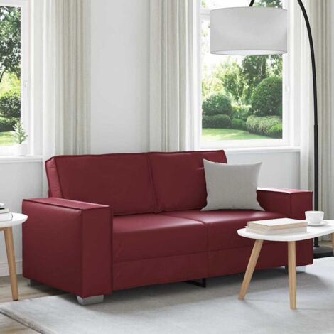 vidaXL Sofa Chair Wine Red 180 x 78 x 84 cm Artificial Leather