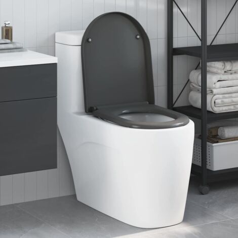 Quick Release Toilet suitable for Seat Anthracite vidaXL