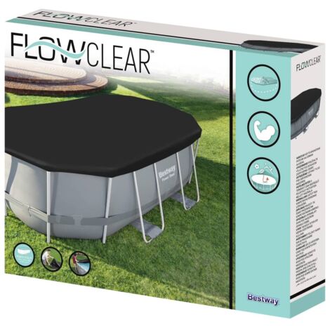 Flowclear Pool Cover 418x230 cm Bestway