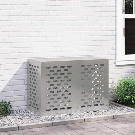 Air Conditioner Cover Silver 100 x 50 x 70 cm Stainless steel vidaXL (1/5)