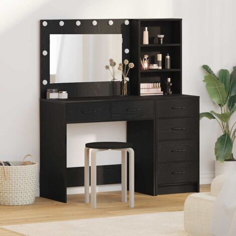 Dressing Table Black 78.5 x 41 x 135 cm Engineered wood vidaXL (1/5)