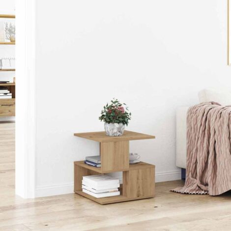 Side Table Artisan Oak 40x40x40 cm Made of Engineered Wood vidaXL