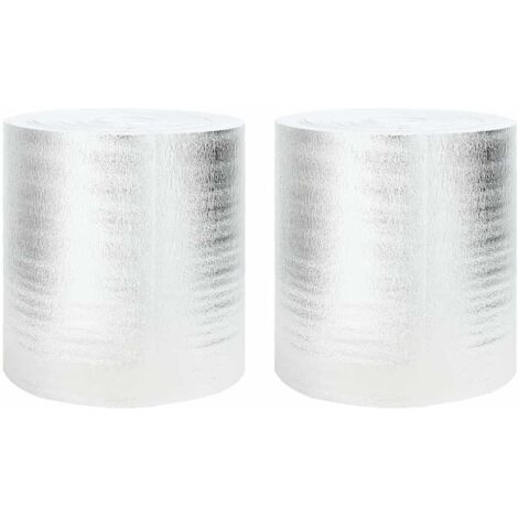 Radiator Heat Reflector Silver 0.5 x 25 m Aluminium vidaXL