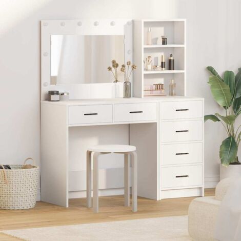 Dressing Table White 78.5 x 41 x 135 cm Engineered wood vidaXL