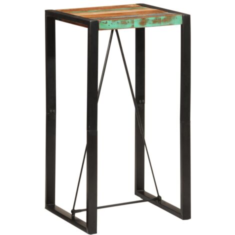 Bar Table 60x55x110 cm Solid Wood Reclaimed vidaXL