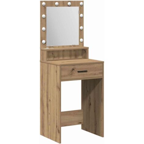 Dressing Table Artisan oak 50 x 41 x 135 cm Engineered wood vidaXL
