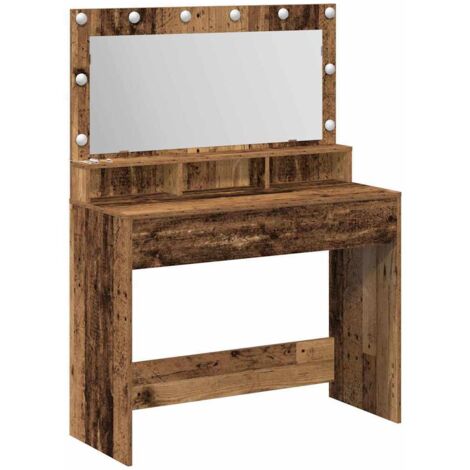 Dressing Table Old wood 100 x 41 x 135 cm Engineered wood vidaXL (1/5)