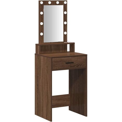 Dressing Table Brown 50 x 41 x 140 cm Engineered wood vidaXL
