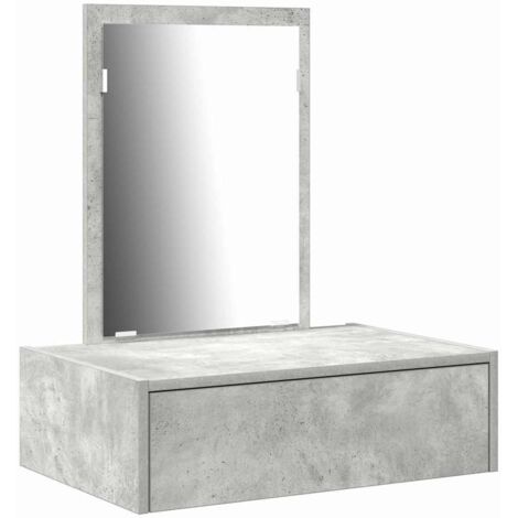 Dressing Table with Drawer Grey 60 x 40 x 70 cm Engineered wood vidaXL