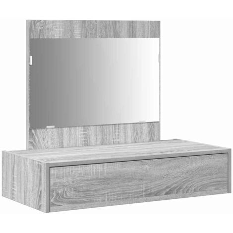 Dressing Table with Drawer Grey 83 x 40 x 70 cm Engineered wood vidaXL