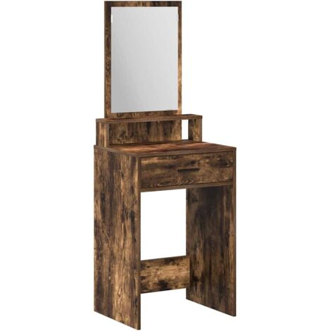 Dressing Table Smoked oak 50 x 41 x 140 cm Engineered wood vidaXL