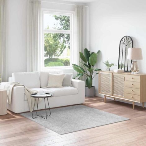 Anti-slip Shaggy Rug Grey 160 x 160 cm PP vidaXL (1/5)
