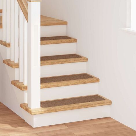 Anti-slip Stair Mats Latex backing 15 pcs Yellow 75 x 20 cm PP vidaXL