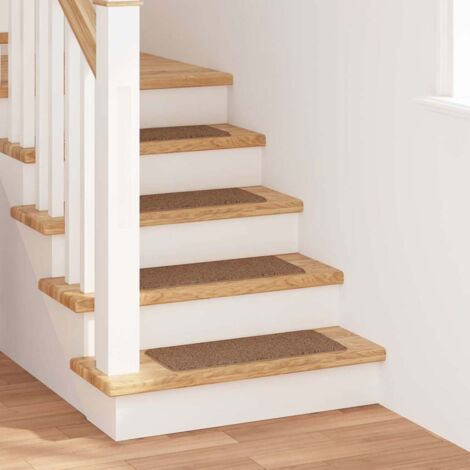 Anti-slip Stair Mats Latex backing 15 pcs Yellow 60 x 25 cm PP vidaXL