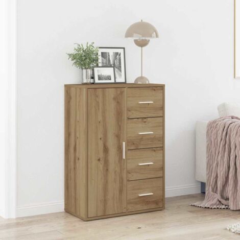 Sideboard Artisan oak 60 x 31 x 84 cm Engineered wood vidaXL