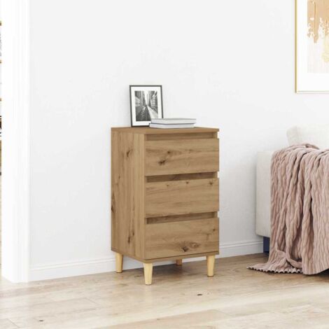 Bedside Cabinet Artisan oak 40 x 35 x 70 cm Engineered wood vidaXL
