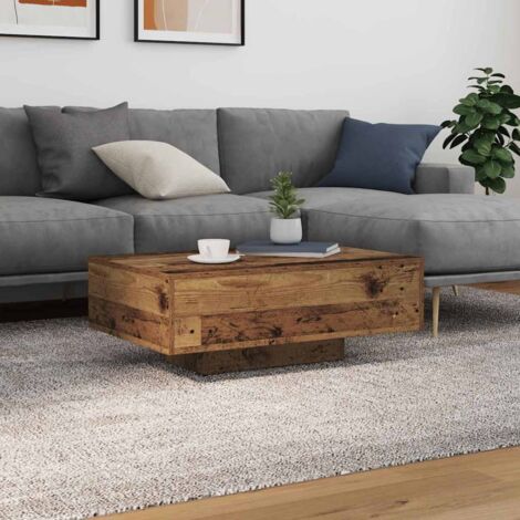 Coffee Table Old Wood 85 x 55 x 31 cm Engineered Wood vidaXL