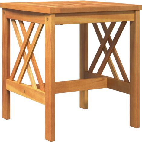 Garden Side Table Brown 45x45x50 cm Solid Acacia Wood vidaXL