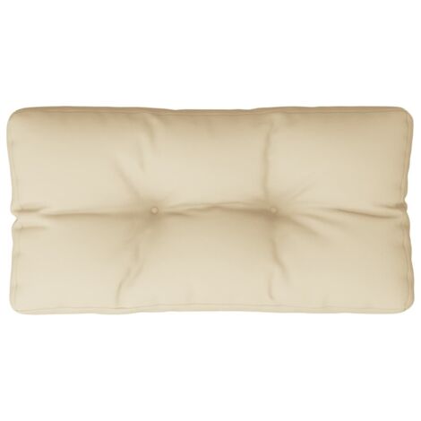 Pallet Cushion Beige 80x40x12 cm Fabric vidaXL