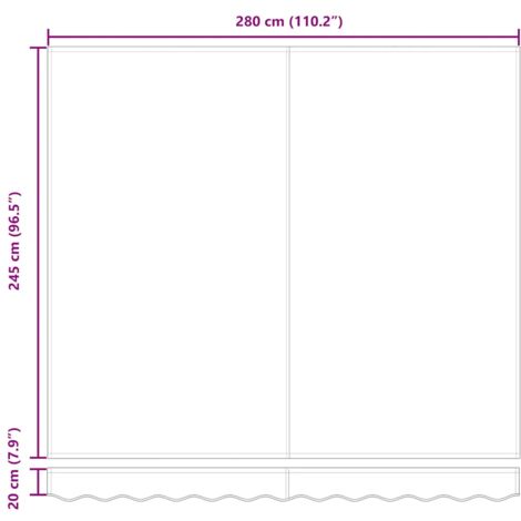 Automatic Retractable Awning Brown 300x250 cm vidaXL