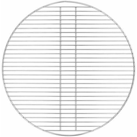 BBQ Grill Grate Silver 57 x 57 cm Stainless Steel vidaXL