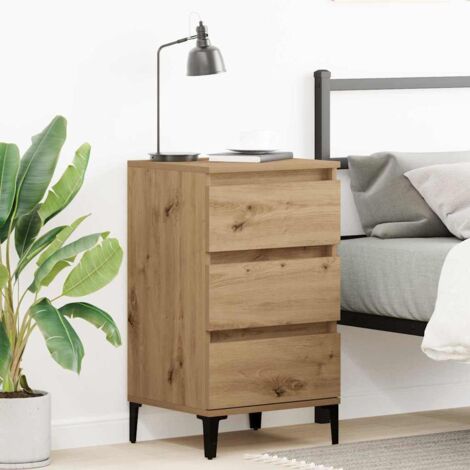 Bedside Cabinet Artisan oak 40 x 35 x 70 cm Engineered wood vidaXL (1/5)