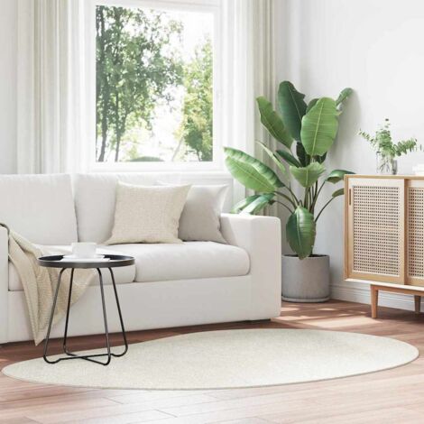 vidaXL Rug Folding Cream 140 x 200 cm Polyester